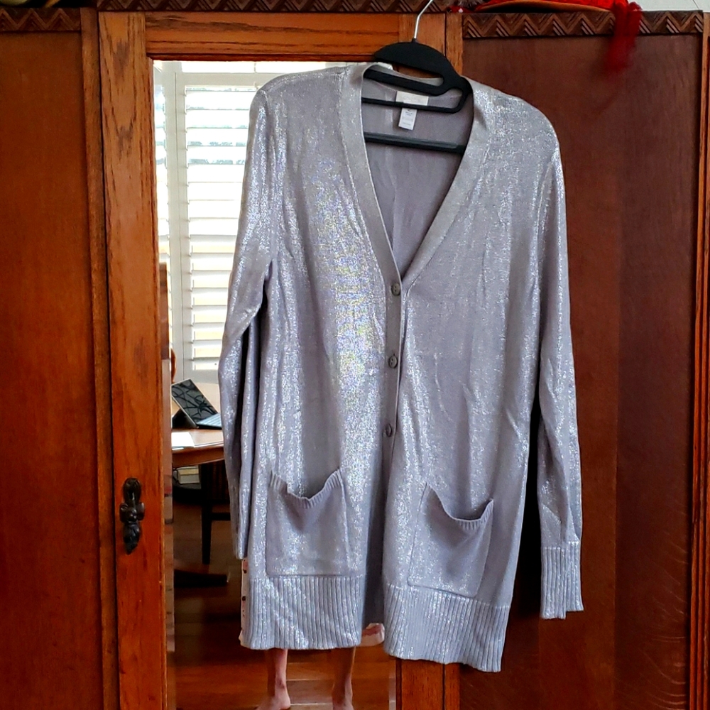 Silver Sparkling sweater